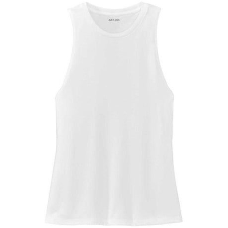 Joe's USA Women’s Perfect Tri - Blend Muscle Tank X - Small Black