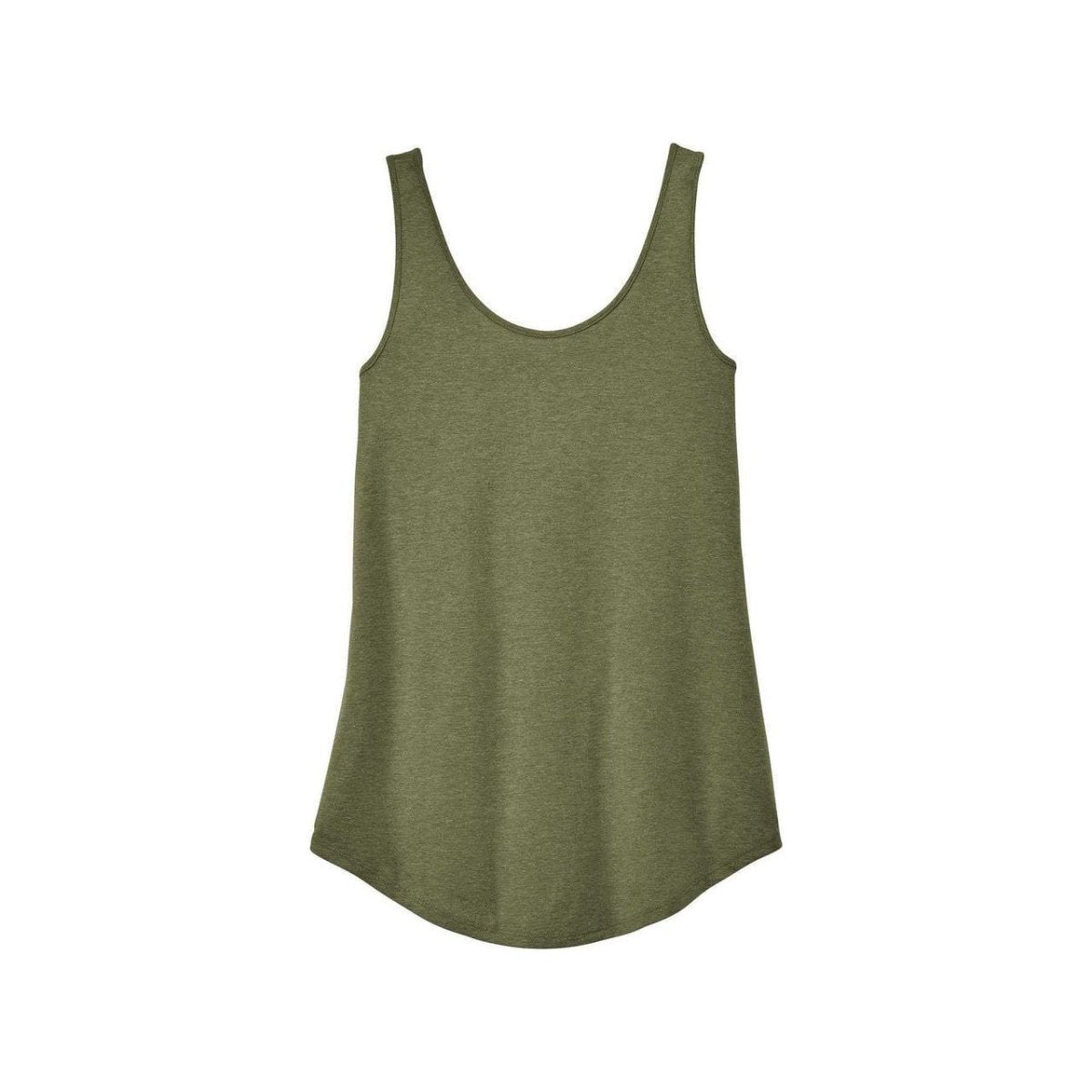 Joe's USA Women's Perfect Tri Relaxed Tank Military Green X - Small