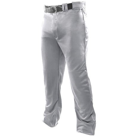 Joe's USA Youth Baseball Pants - Open Bottom Relaxed Fit Baseball Pants Grey Youth X - Large
