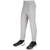 Joe's USA Youth Baseball Softball Pull Up Pants in Sizes XX - Small to X - Large XX - Small Grey