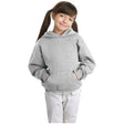 Joe's USA Youth Comfortblend EcoSmart Pullover Hooded Sweatshirt Youth X - Small Ash Sweatshirts