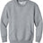Joe's USA Youth Core Fleece Crewneck Pocket Sweatshirt in XS - XL Athletic Heather Youth X - Small Sweatshirts/Fleece