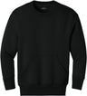 Joe's USA Youth Core Fleece Crewneck Pocket Sweatshirt in XS - XL Jet Black Youth X - Small Sweatshirts/Fleece