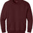 Joe's USA Youth Core Fleece Crewneck Pocket Sweatshirt in XS - XL Maroon Youth X - Small Sweatshirts/Fleece