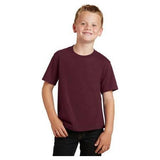 Joe's USA Youth Fan Favorite Tee Youth X - Small Athletic Maroon Short Sleeve T-Shirts