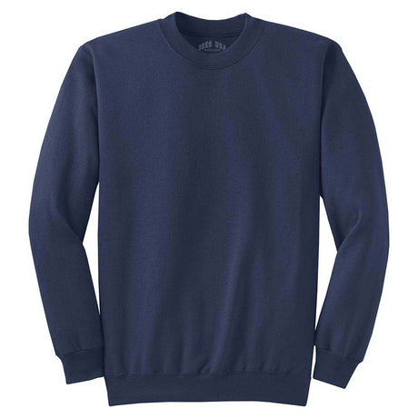 Joe's USA Youth Heavy Blend Crewneck Sweatshirt X - Small True Navy Crewneck Sweatshirts