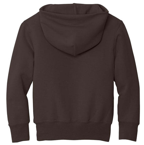 Joe's USA Youth Heavy Blend Hooded Sweatshirt Dark Chocolate Brown X - Small Sweatshirts