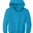 Joe's USA Youth Heavy Blend Hooded Sweatshirt Neon Blue X - Small Sweatshirts