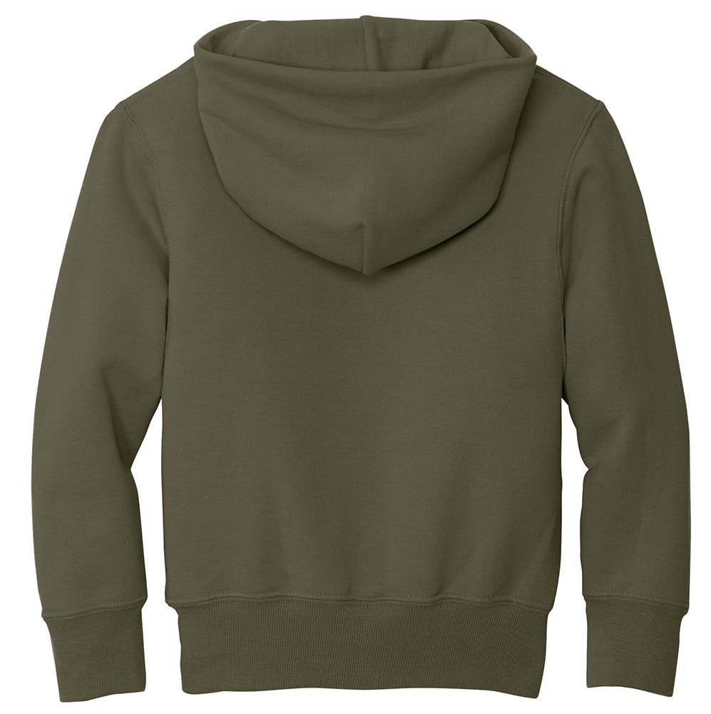 Joe's USA Youth Heavy Blend Hooded Sweatshirt Olive Drab Green X - Small Sweatshirts