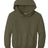 Joe's USA Youth Heavy Blend Hooded Sweatshirt Olive Drab Green X - Small Sweatshirts
