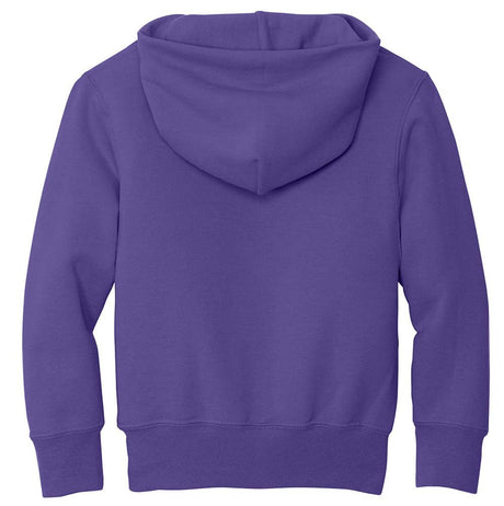 Joe's USA Youth Heavy Blend Hooded Sweatshirt Purple X - Small Sweatshirts