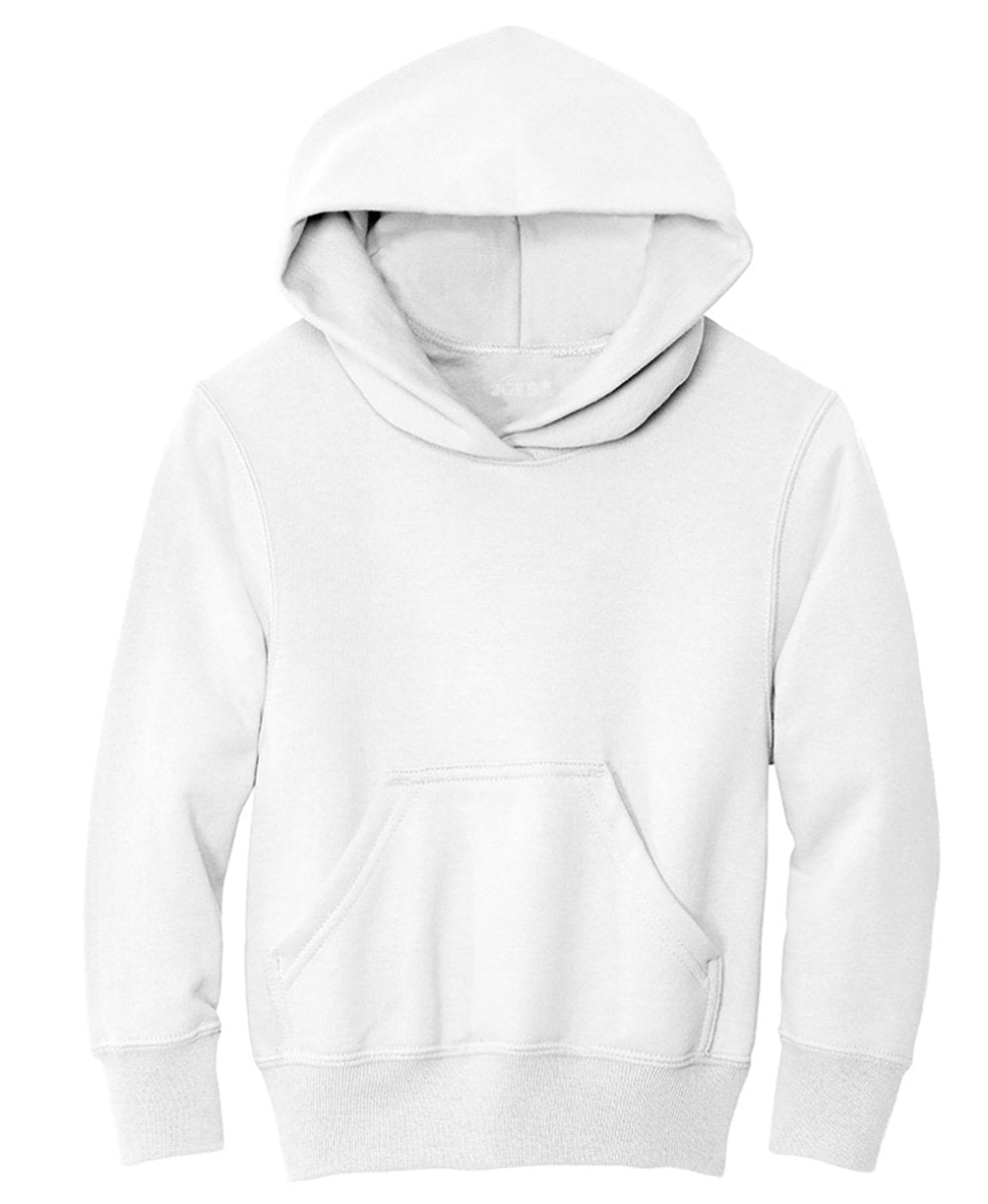Joe's USA Youth Heavy Blend Hooded Sweatshirt White X - Small Sweatshirts