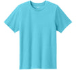 Joe's USA Youth Lightweight Easy Cotton Shirt Aquatic Blue XS Youth T-Shirts