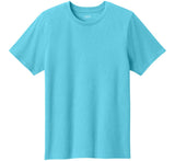 Joe's USA Youth Lightweight Easy Cotton Shirt Aquatic Blue XS Youth T-Shirts