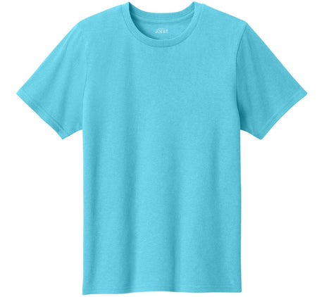 Joe's USA Youth Lightweight Easy Cotton Shirt Aquatic Blue XS Youth T-Shirts