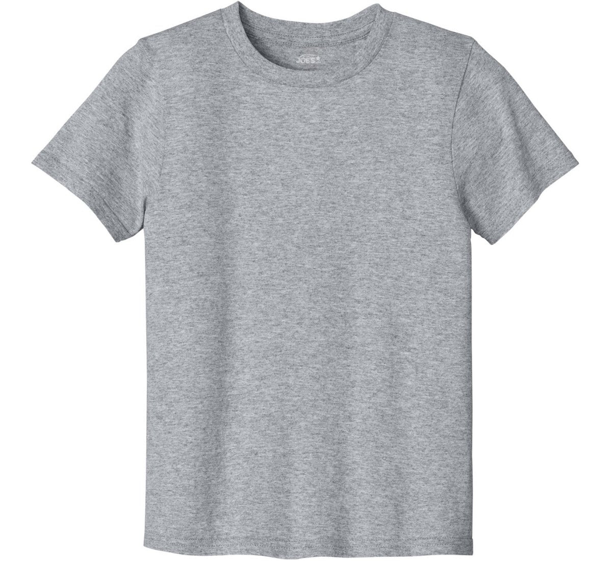 Joe's USA Youth Lightweight Easy Cotton Shirt Athletic Heather XS Youth T-Shirts