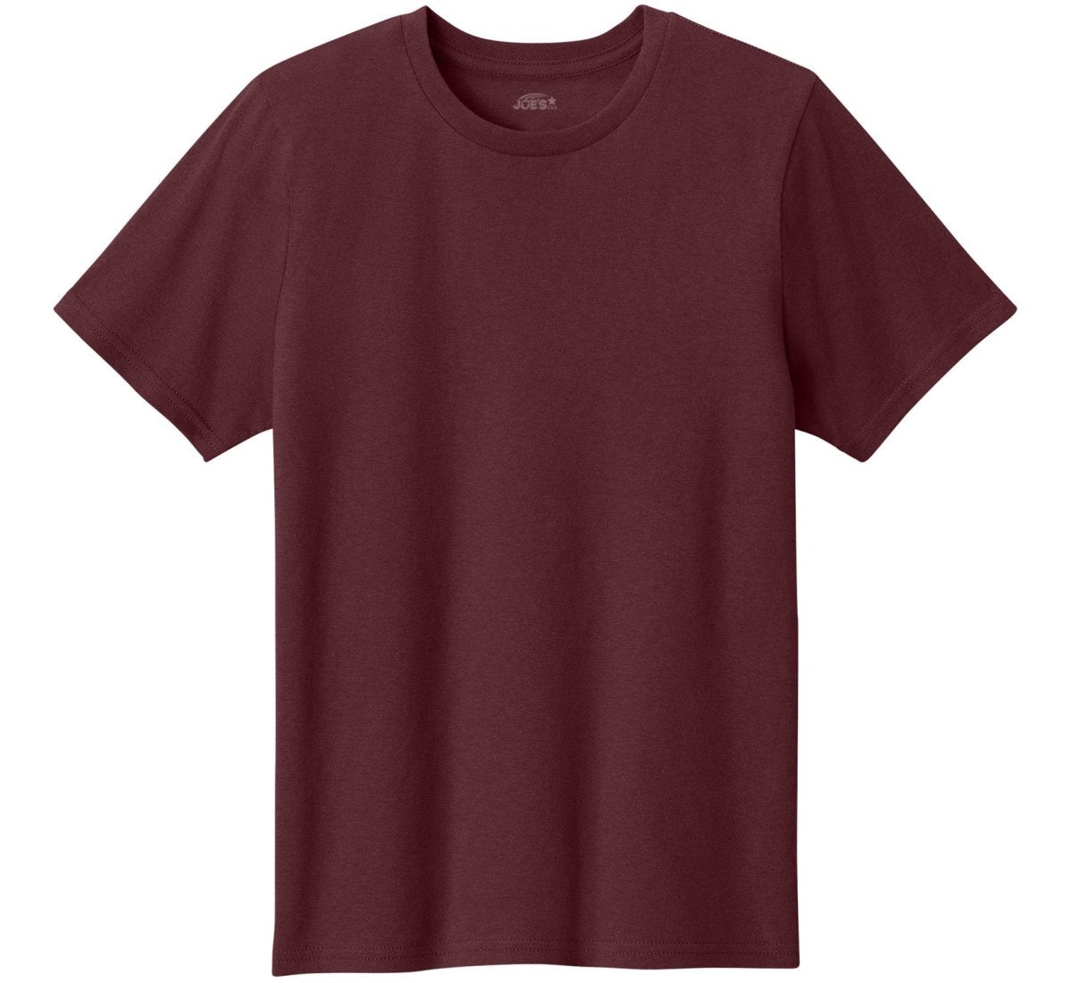 Joe's USA Youth Lightweight Easy Cotton Shirt Athletic Maroon XS Youth T-Shirts