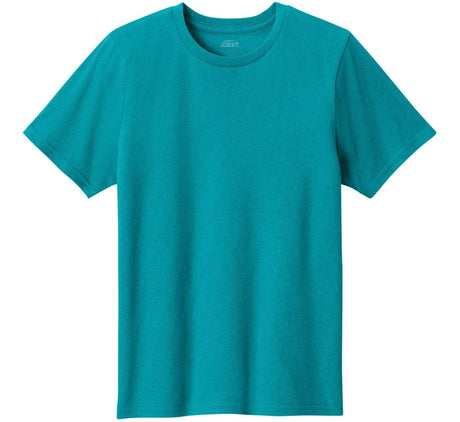 Joe's USA Youth Lightweight Easy Cotton Shirt Bright Aqua XS Youth T-Shirts