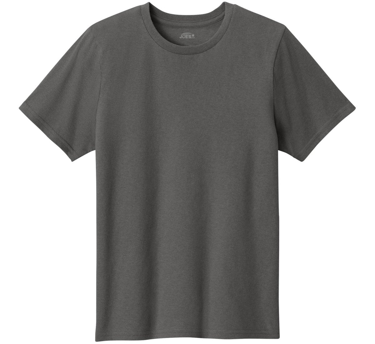 Joe's USA Youth Lightweight Easy Cotton Shirt Charcoal XS Youth T-Shirts