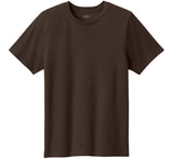 Joe's USA Youth Lightweight Easy Cotton Shirt Dark Chocolate Brown M Youth T-Shirts