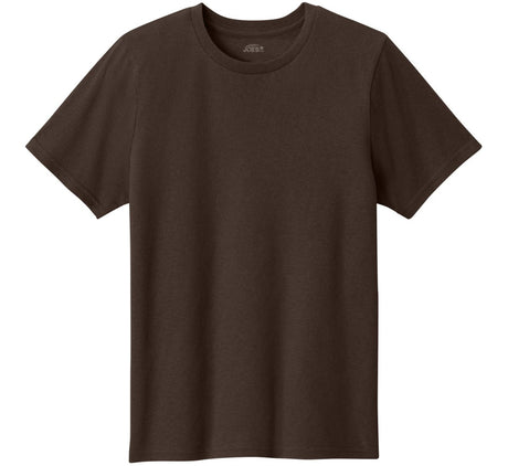 Joe's USA Youth Lightweight Easy Cotton Shirt Dark Chocolate Brown M Youth T-Shirts