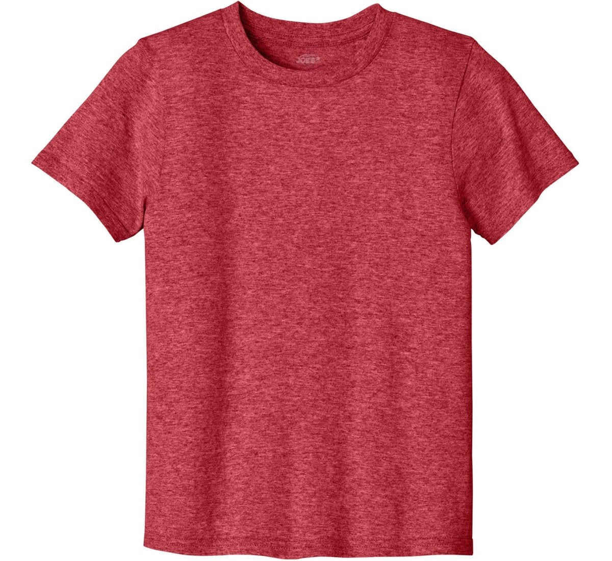 Joe's USA Youth Lightweight Easy Cotton Shirt Heather Red M Youth T-Shirts