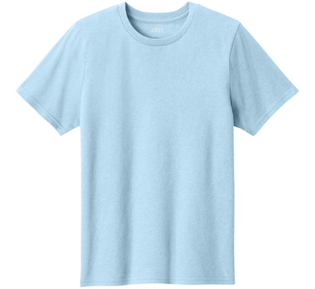 Joe's USA Youth Lightweight Easy Cotton Shirt Ice Blue XS Youth T-Shirts