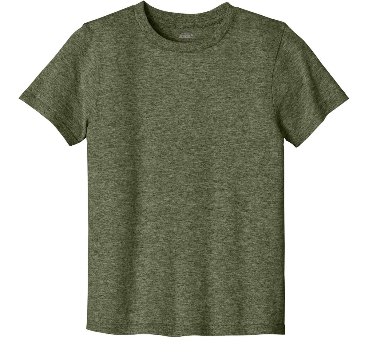 Joe's USA Youth Lightweight Easy Cotton Shirt Olive Drab Green Heather XS Youth T-Shirts