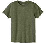 Joe's USA Youth Lightweight Easy Cotton Shirt Olive Drab Green Heather XS Youth T-Shirts