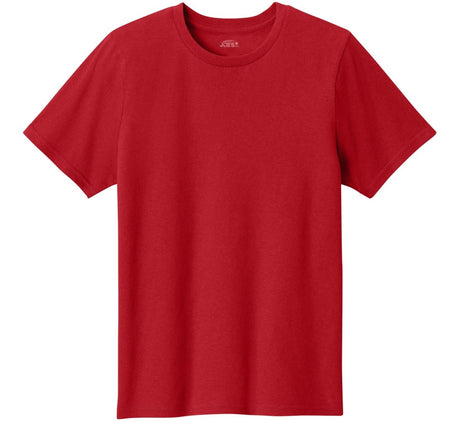 Joe's USA Youth Lightweight Easy Cotton Shirt Red XS Youth T-Shirts