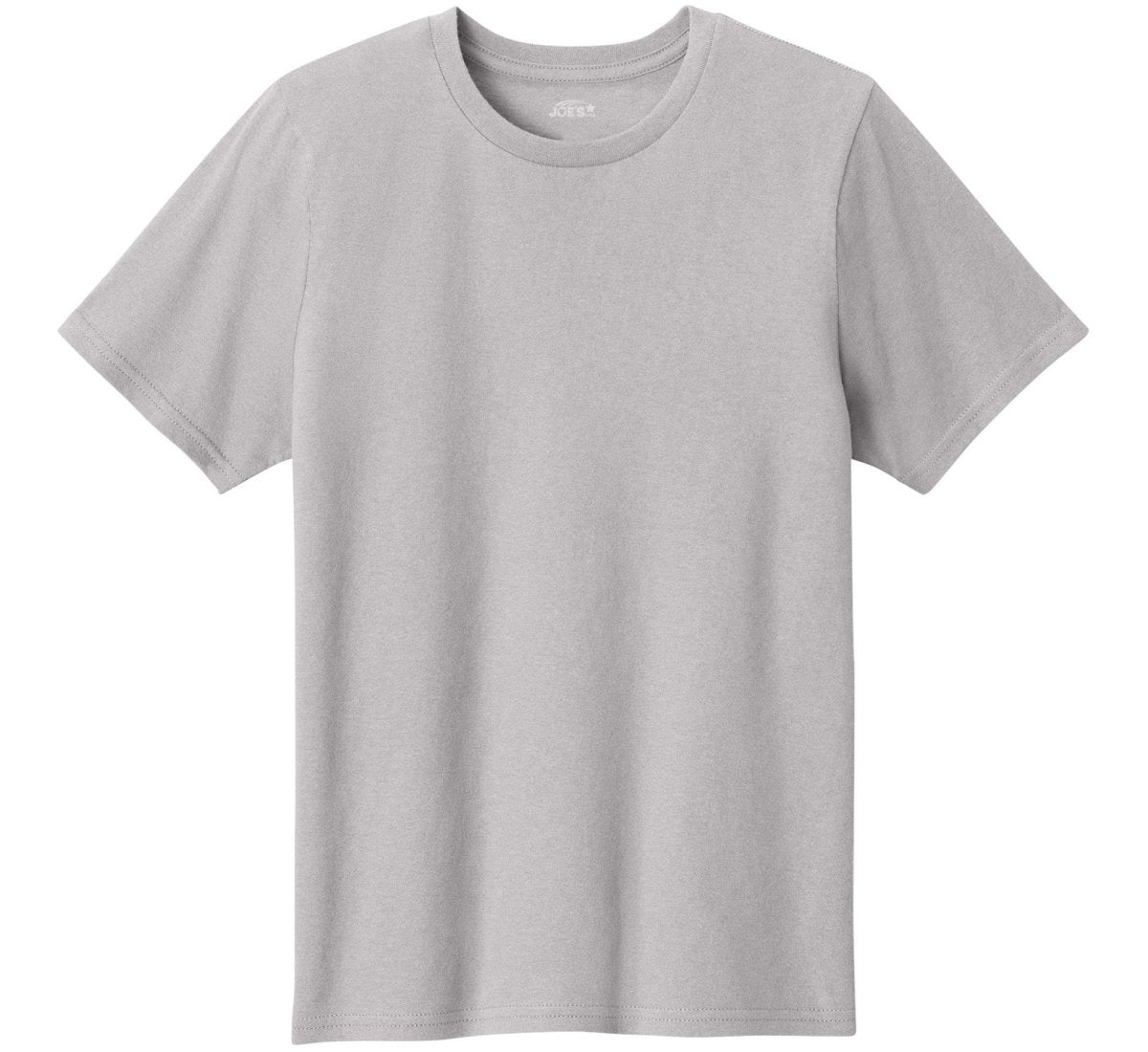 Joe's USA Youth Lightweight Easy Cotton Shirt Silver XS Youth T-Shirts