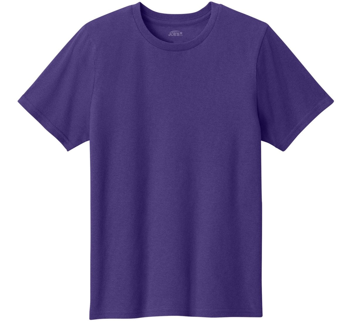 Joe's USA Youth Lightweight Easy Cotton Shirt Team Purple XS Youth T-Shirts