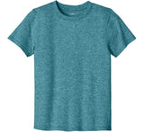 Joe's USA Youth Lightweight Easy Cotton Shirt Vivid Teal Heather XS Youth T-Shirts