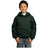 Joe's USA Youth Pullover Hooded Sweatshirt Youth X - Small Dark Green Sweatshirts