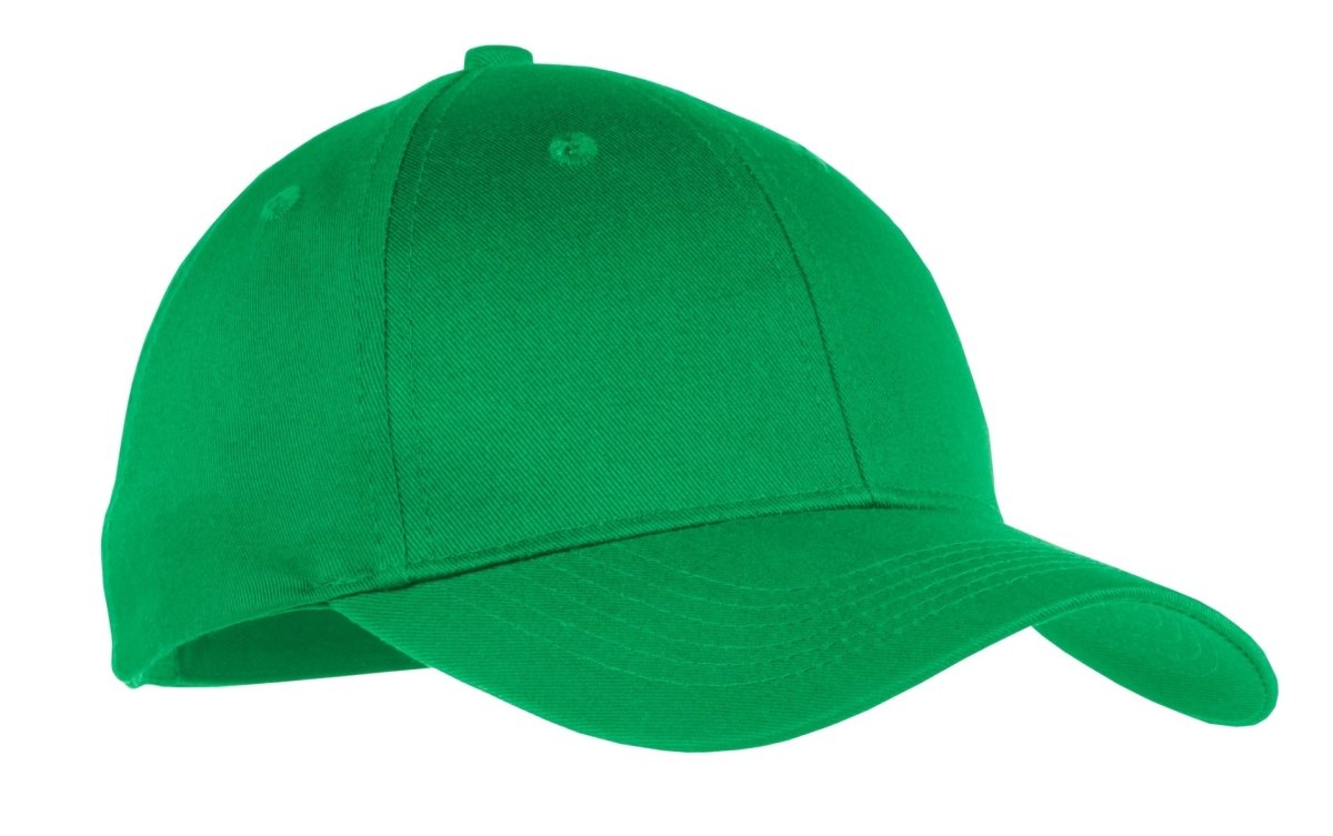 Joe's USA Youth Six - Panel Twill Cap Kelly Green OSFA Hats
