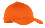 Joe's USA Youth Six - Panel Twill Cap Orange OSFA Hats
