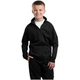 Joe's USA Youth Tricot Track Jacket Black/Black Youth X - Small Jackets