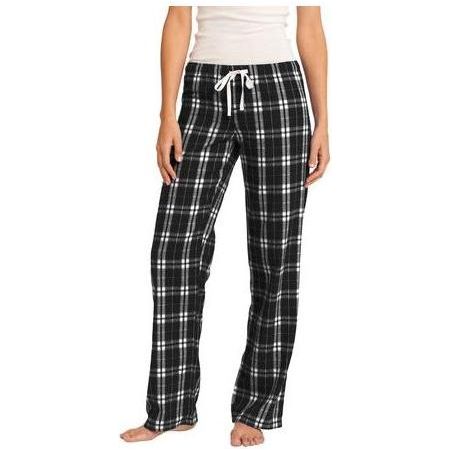 Juniors Flannel Plaid Pant 4X - Large Black
