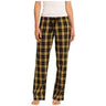Juniors Flannel Plaid Pant X - Small Gold