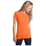 Juniors The Concert Tee Large Neon Orange Short Sleeve T-Shirts