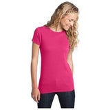 Juniors The Concert Tee Medium Dark Fuchsia Short Sleeve T-Shirts