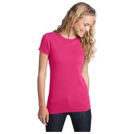 Juniors The Concert Tee Small Dark Fuchsia Short Sleeve T-Shirts