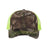 Kati Licensed Camo Mesh Back Cap - Kati LC5M Realtree AP/ Neon Yellow Adjustable Hats