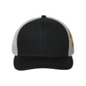 Kati Printed Mesh Trucker Cap - Kati S700M Black/ Vegas Gold/ Fleur De Lis Adjustable Caps