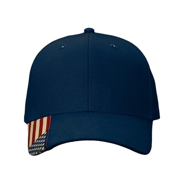 Kati USA Flag Cap - Kati AM350S Red/ USA Adjustable Hats