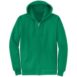 Wholesale Mens Heavy Blend Full-Zip Hooded Sweatshirt-IrishGreen Sweatshirts/Fleece Joe's USA Irish Green S