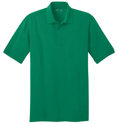 Men's Tall 5.5-Ounce Jersey Knit Polo Polos/Knits Joe's USA Kelly Green Large Tall