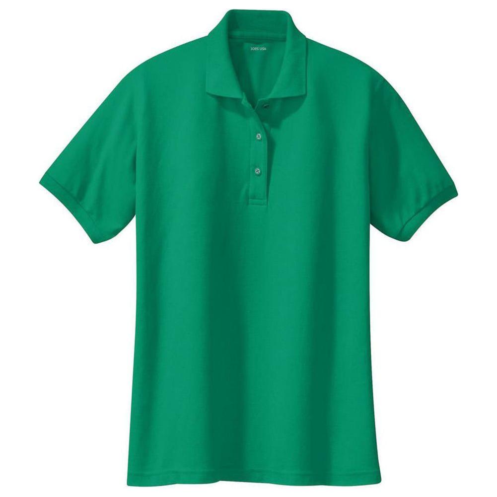 Ladies Silk Touch Polo-KellyGreen Polos/Knits Joe's USA Kelly Green X-Small