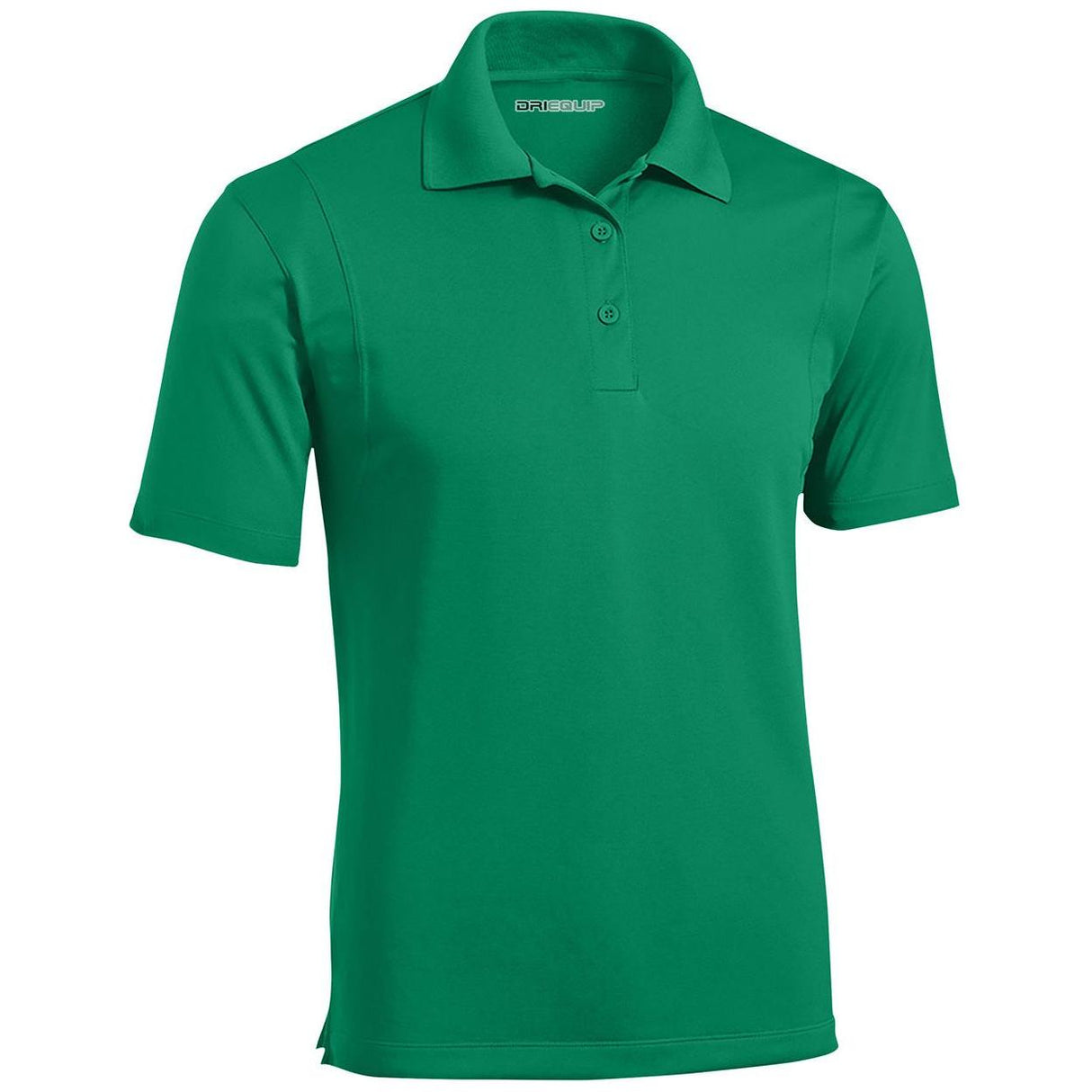 Mens Moisture Wicking Micropique Golf Polos - Kelly Green DRI-EQUIP Kelly Green Small