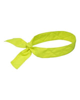 Kishigo Brisk Cooling Series® Bandana Tie - Kishigo 1626 Lime Adjustable